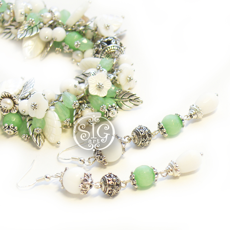 Браслет и серьги