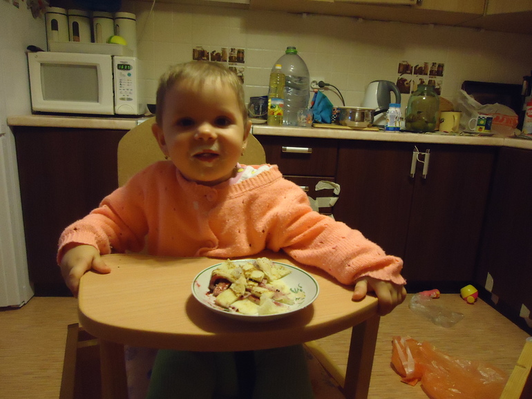 Наш первый блинчик