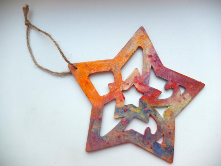 Новогодняя игрушка: первый опыт в 1,3.