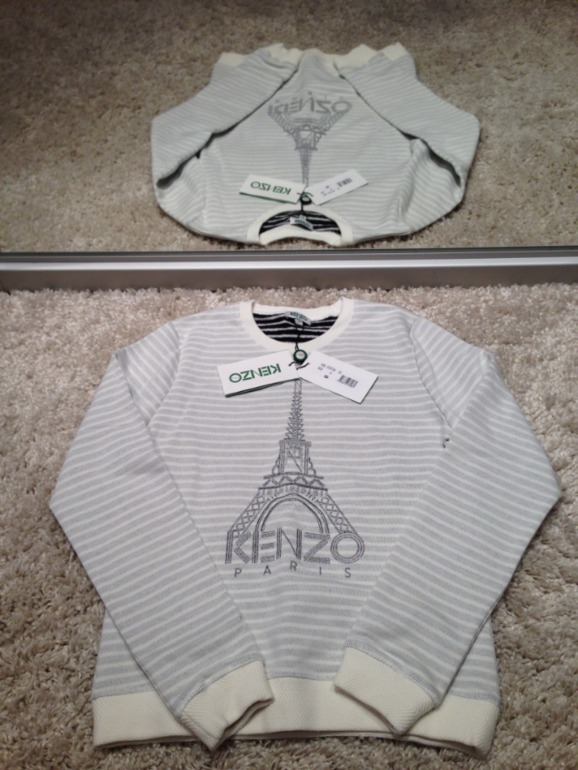 Свитшот Kenzo оригинал !!! 9500, размер XS-S, 79675114967 , СПб, вышлю