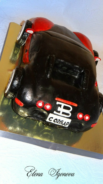 Торт Bugatti Veyron для 26-летнего мальчика))