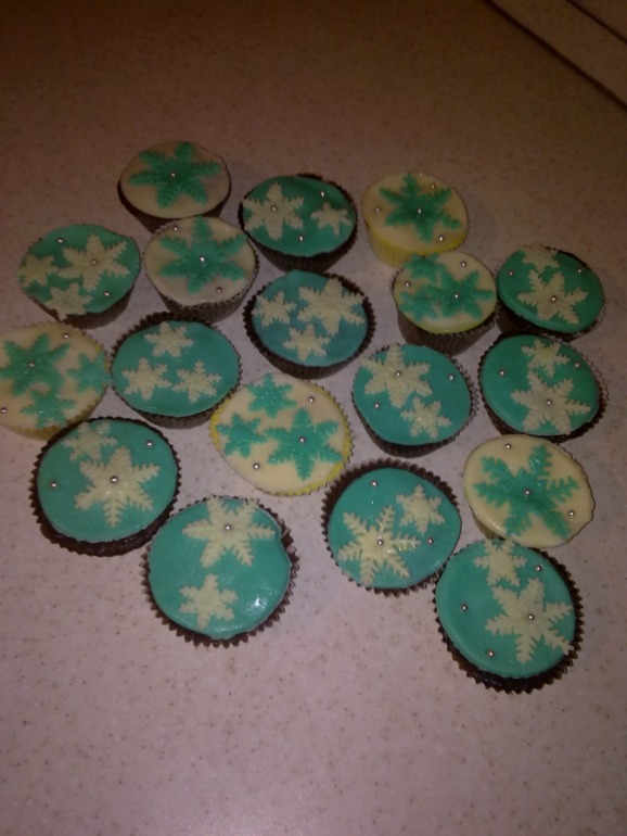 Новогодние капкейки