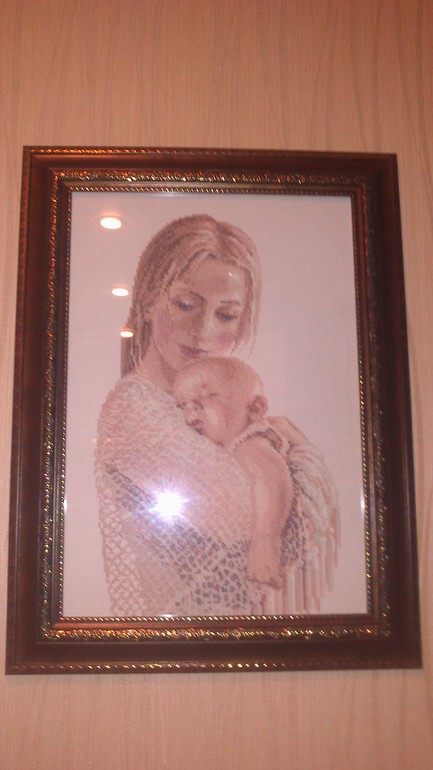 Наконец забрала из багетки)))