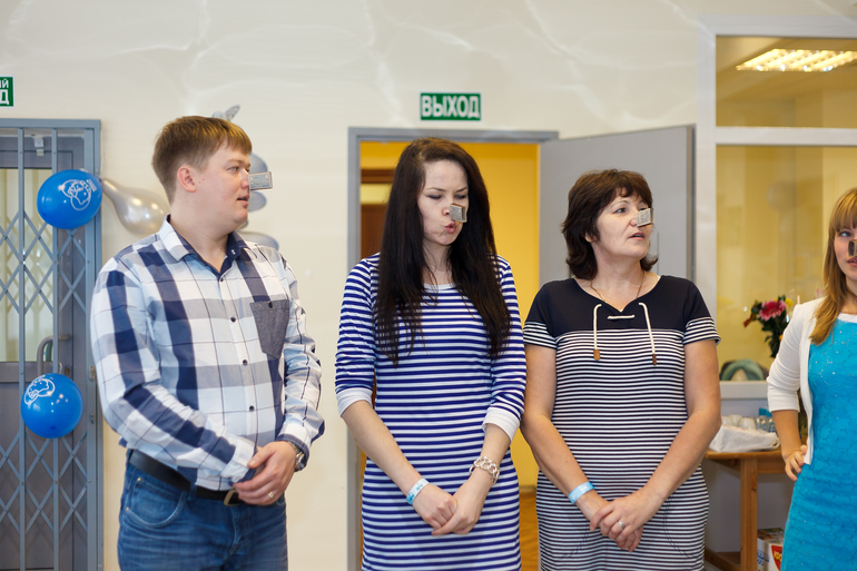 День рождения сыночка 2 года в голубо-белом цвете=)