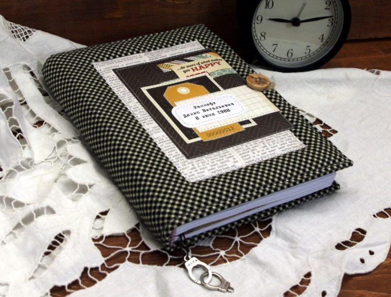 Мужской блокнотоальбом