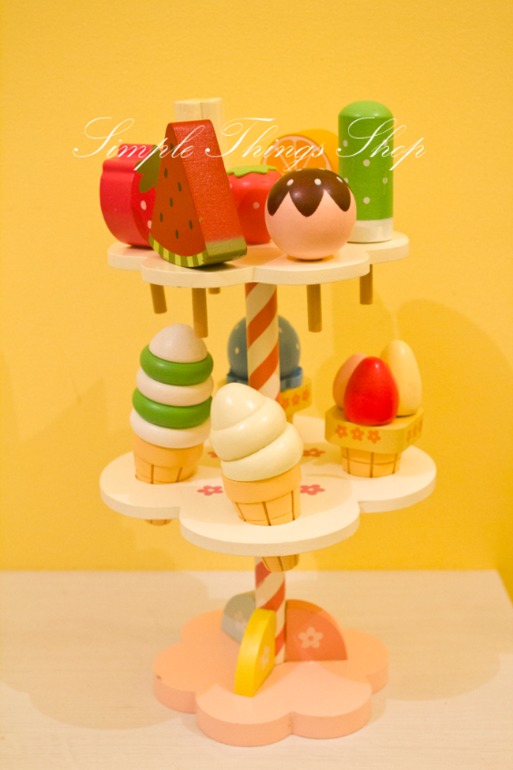 Набор мороженного с подставкой от Mother Garden. Simple Things Shop