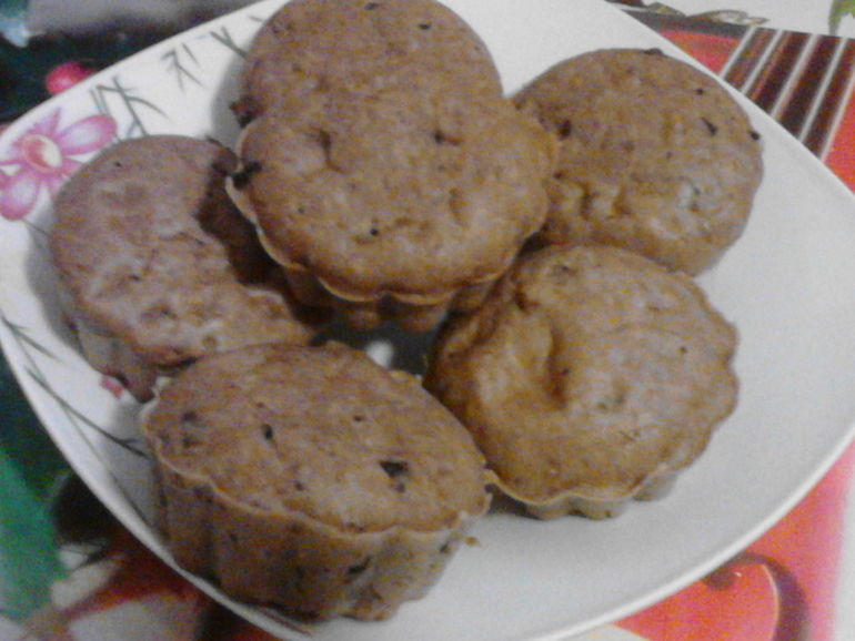 Шоколадные мини кексы.