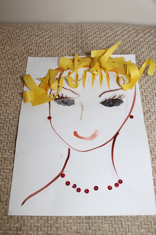 Поделка из детского сада : мама глазами ребенка