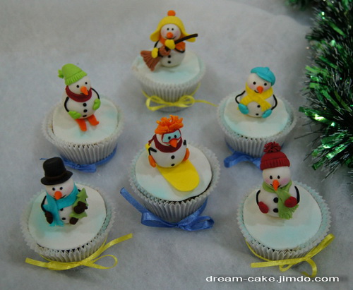 Новогодние капкейки