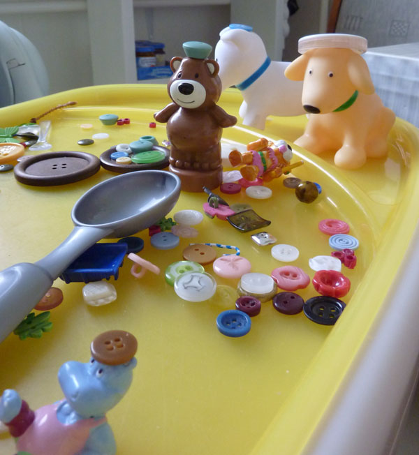 Игры с пуговицами для малышей