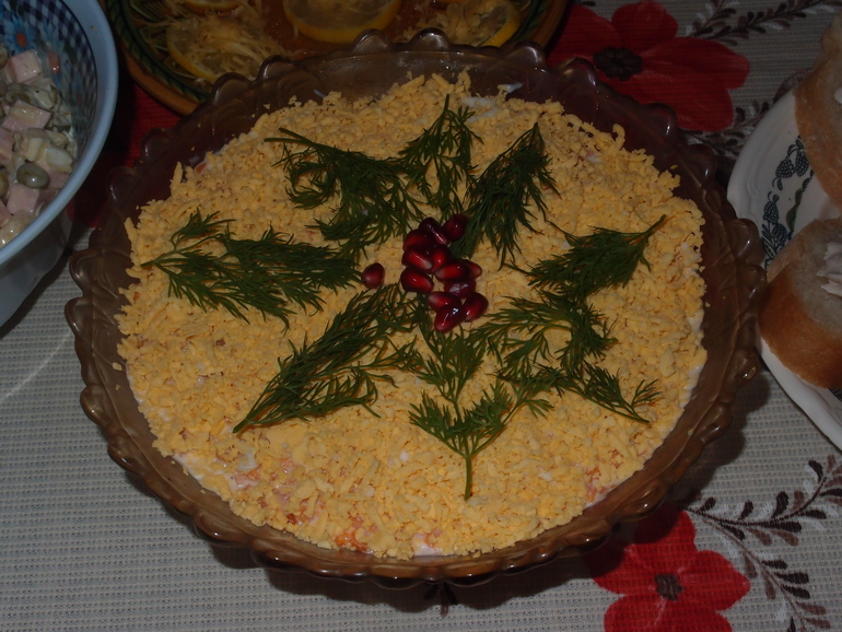 Меню на новогодний стол 2014