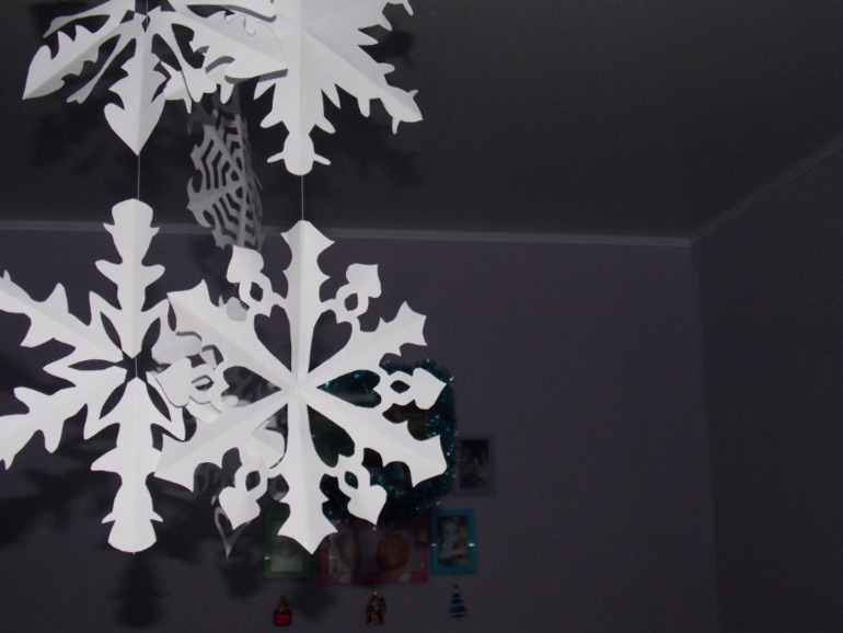 И мы украсили наш дом!!!