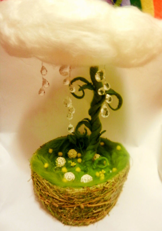 Очень интересный проект) Дерево - радуга)