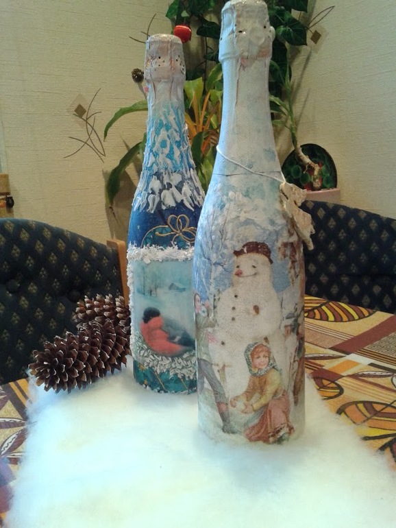 Бутылочки к Новому году моим родственникам.