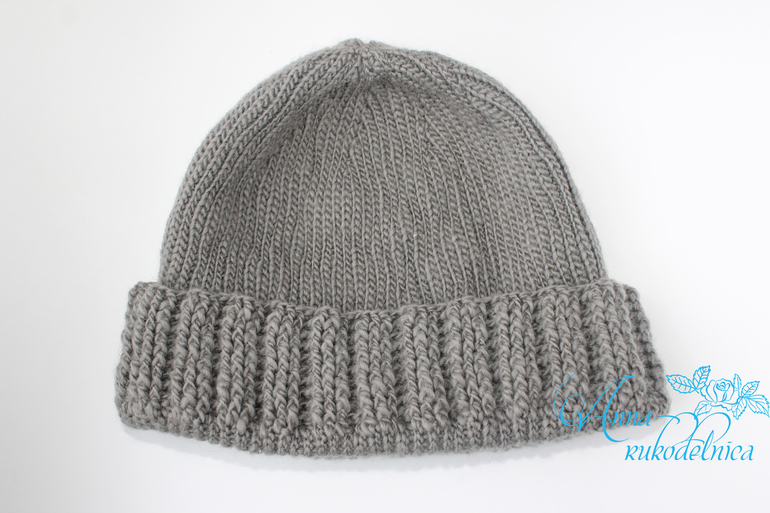 Мужская шапка крючком