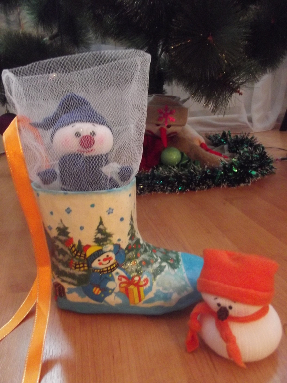 Новогодний сапожок