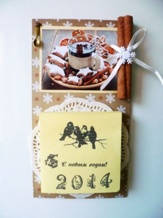 Магниты новогодние сувенирные