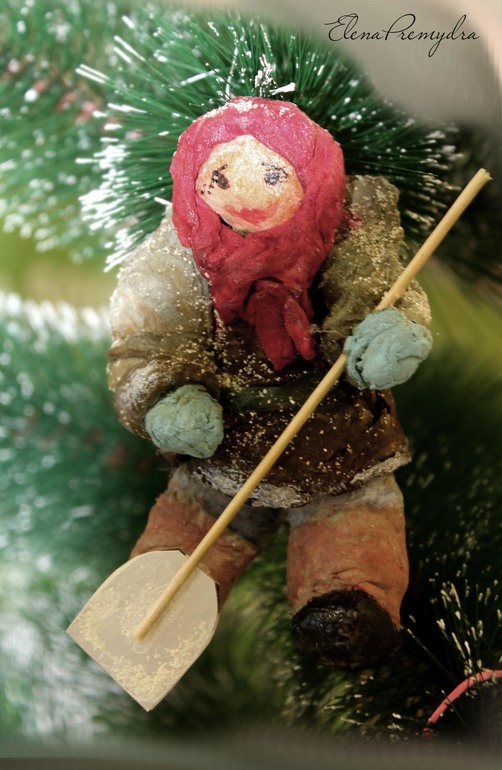 Елочные игрушки из ваты. Ретро! Новая любовь!