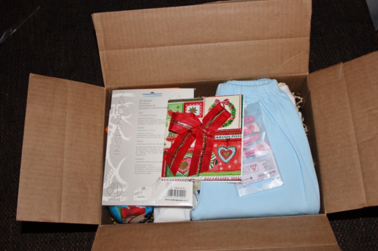 Наша посылочка от Снегурочки....Secret Santa