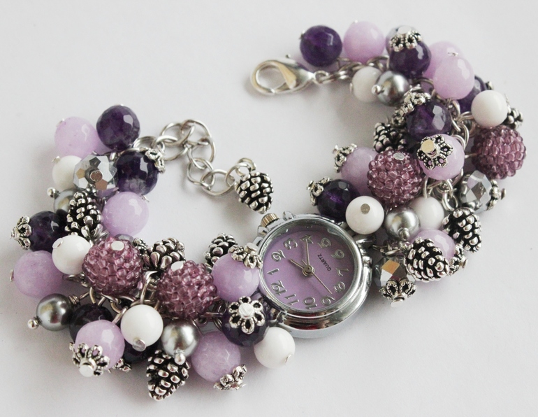 Часы "Сиреневый бор"