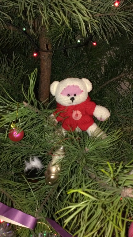 Мишка, первая игрушка крючком