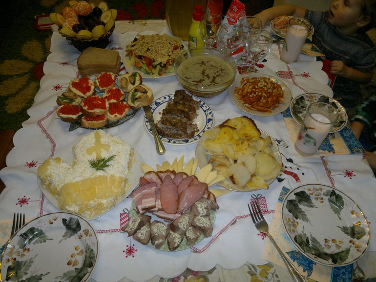 Новогодний стол