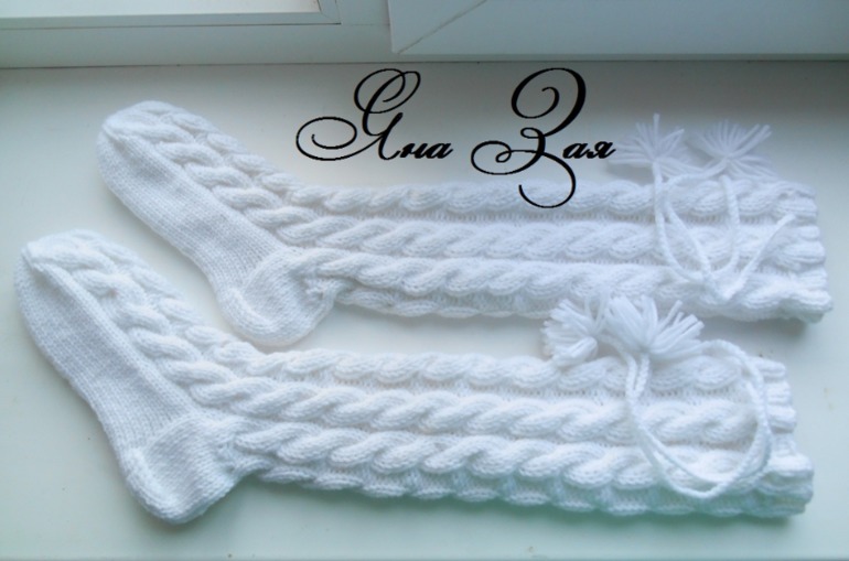 Белоснежные гольфики!