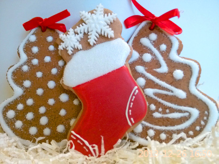 Композиция "С Новым Годом!" и новогодние имбирно-медовые прянички!