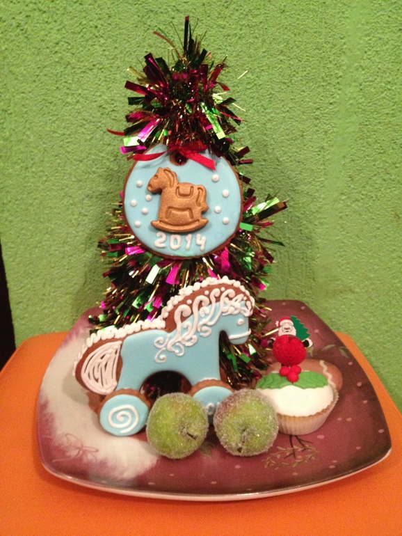 Композиция "С Новым Годом!" и новогодние имбирно-медовые прянички!