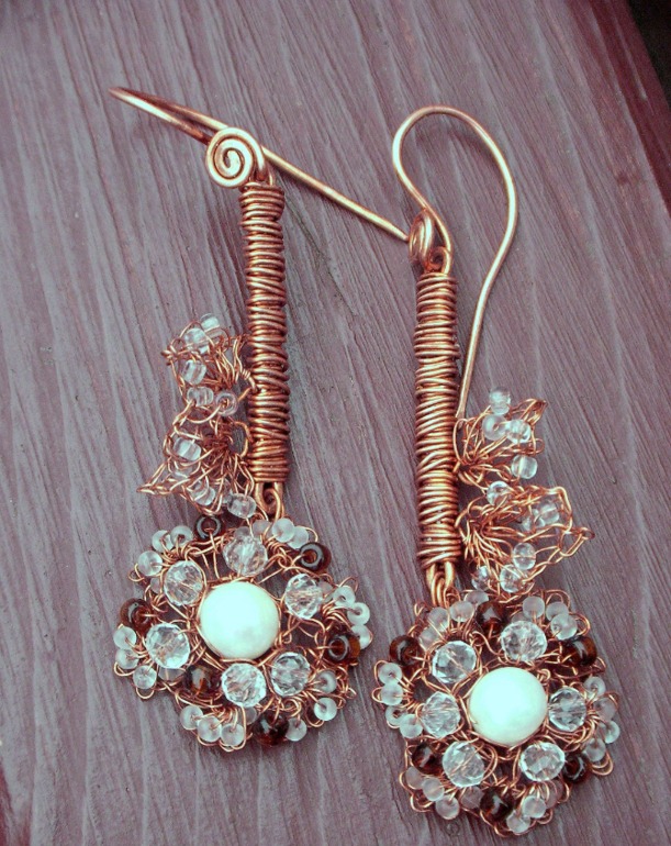 Новые работы. Вязание из проволоки