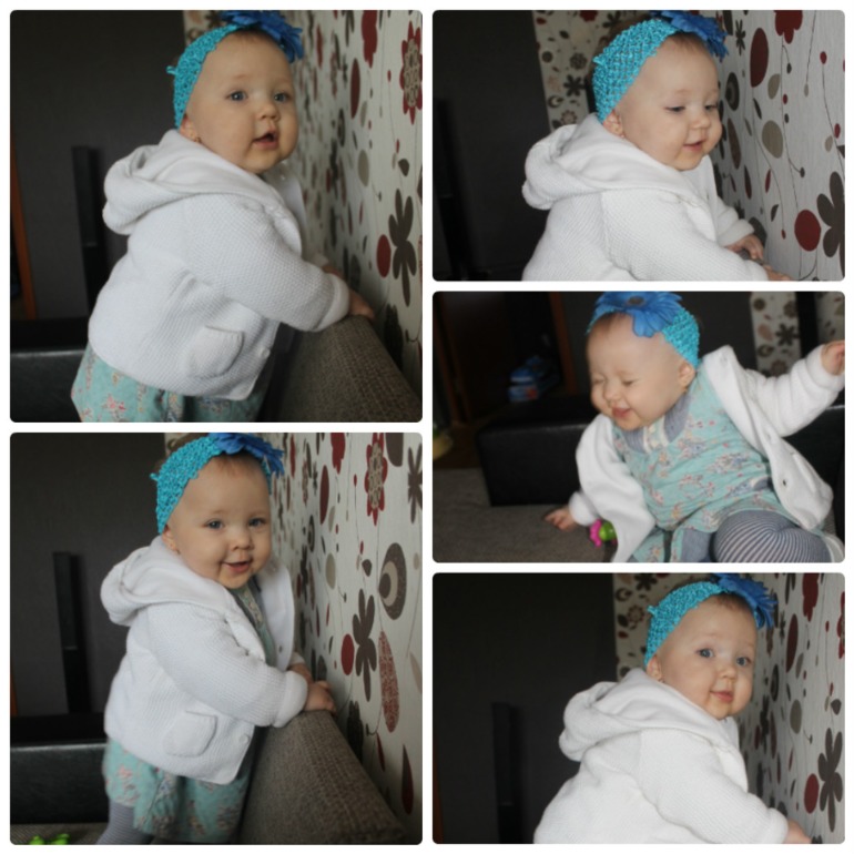 Одели золотые сережки)))) ну теперь звезда!!!!) Новости с поликлиники)