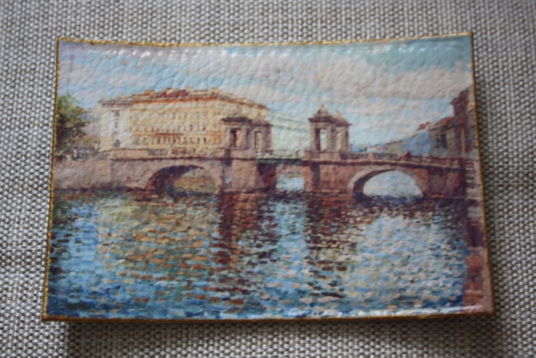 Декупаж на коже в новом году)))