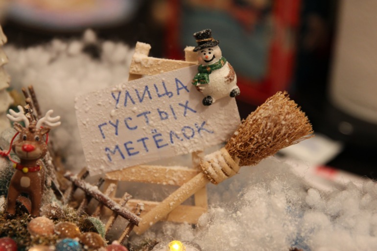 деревня снеговиков