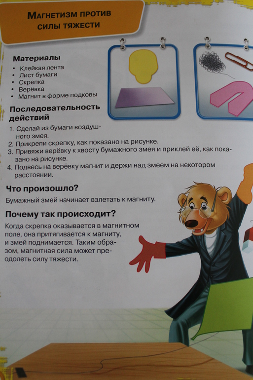 Первые научные опыты. Магнит и Вода