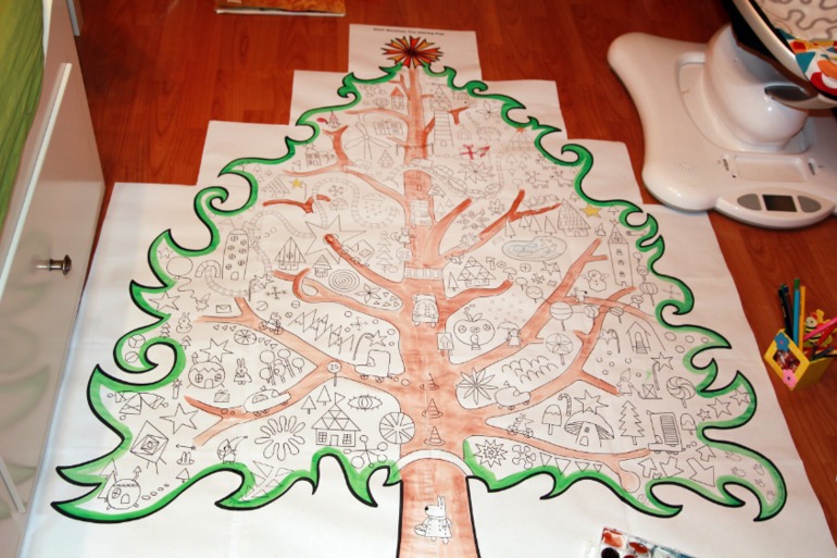 Раскраска мегаЁлка оказалась реально МЕГА))))