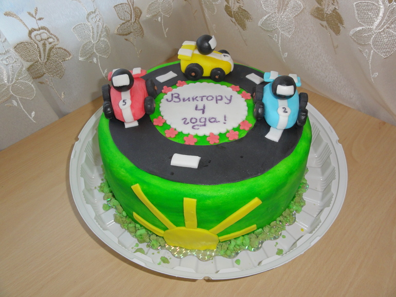 Мои детские тортики из последних работ