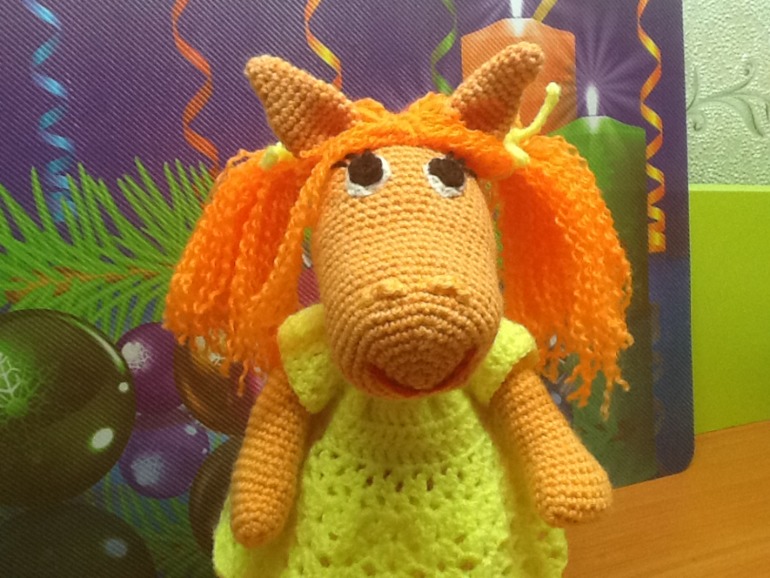 Готовимся к Новому Году! Лошадка Нюра!!!