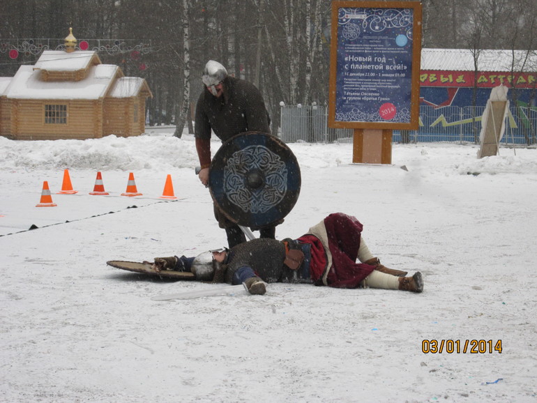 Новый год в Измайловском парке.