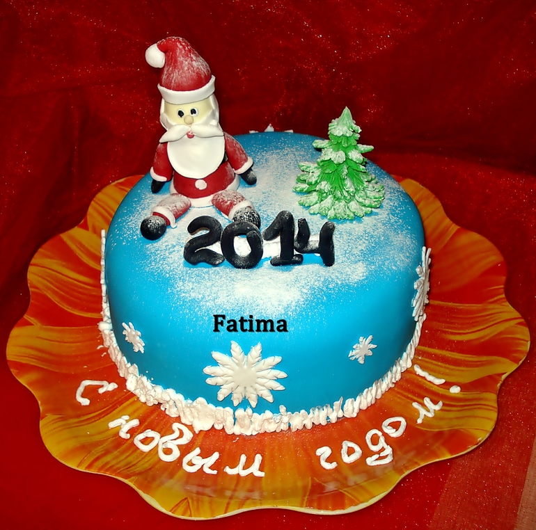 новогодний торт