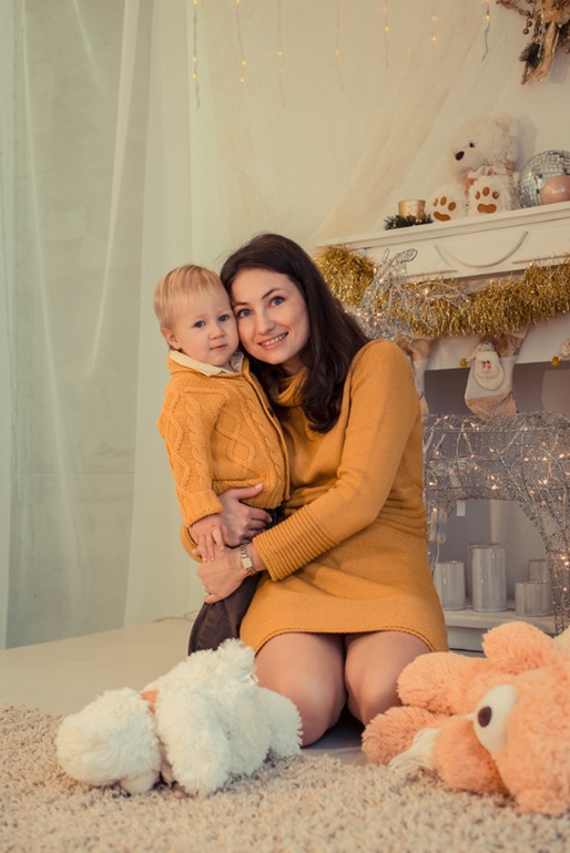 Новогодняя съемка Кати