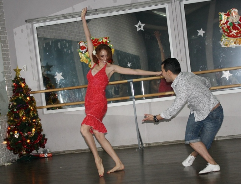 Наш новогодний слинговечер