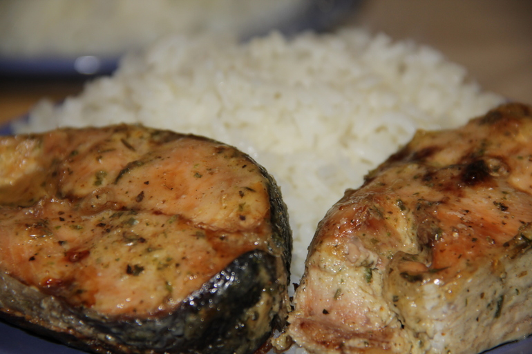 Горбуша в духовке