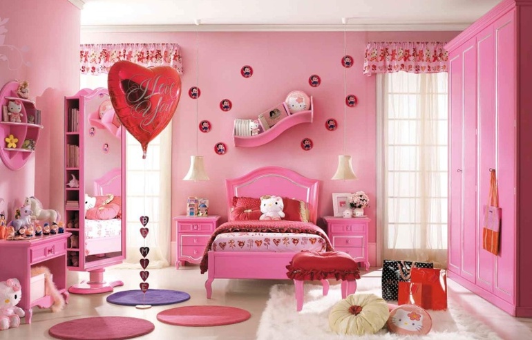 Выбор мебели для детской девочки