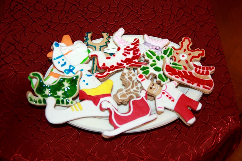 Рождественские имбирные пряники