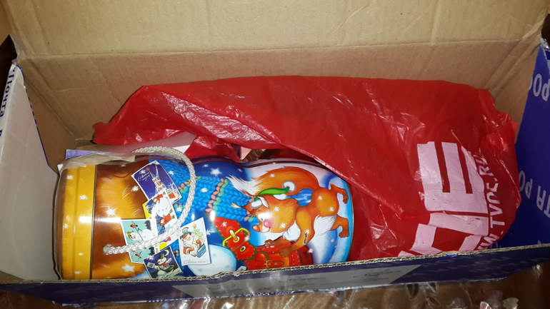 Я получила посылку от снегурочки!!!!!!!!!!!!!!!!!!!!!!!