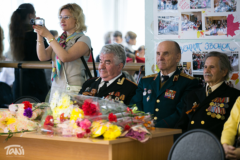 Праздник Победы в школе.