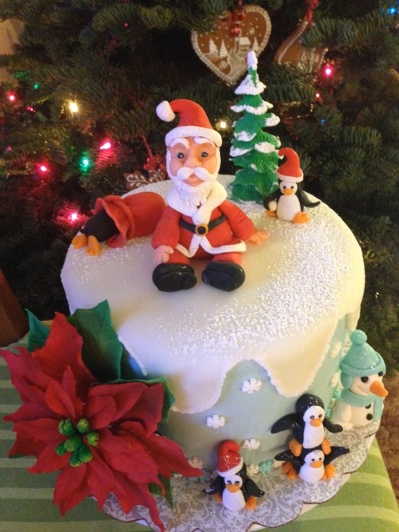 Мой первый торт на заказ!!! Merry Christmas!