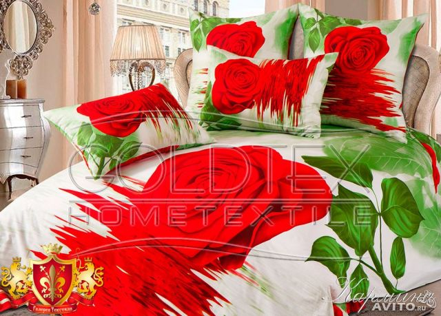 Продам Постельное бельё Goldtex Кармина Сатин 3D