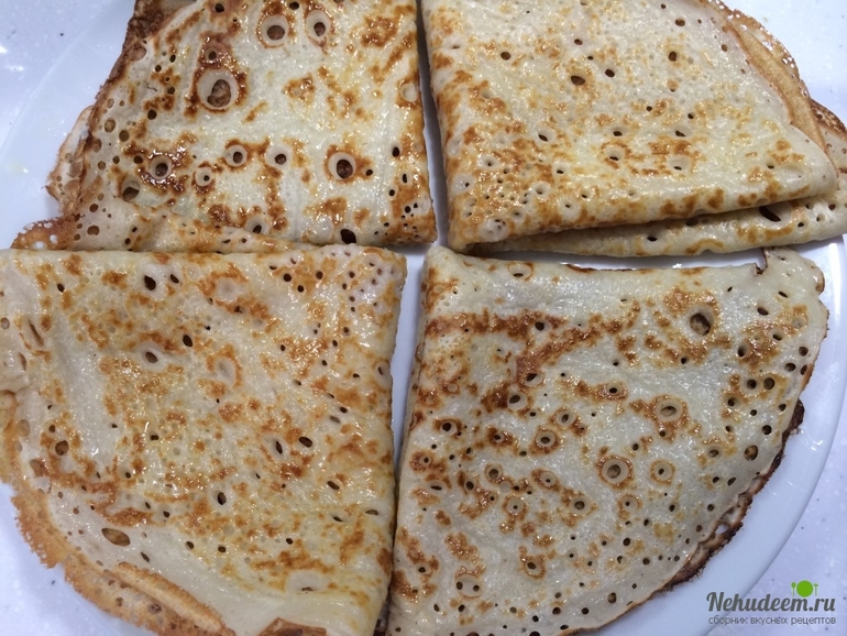 Кефирные блинчики