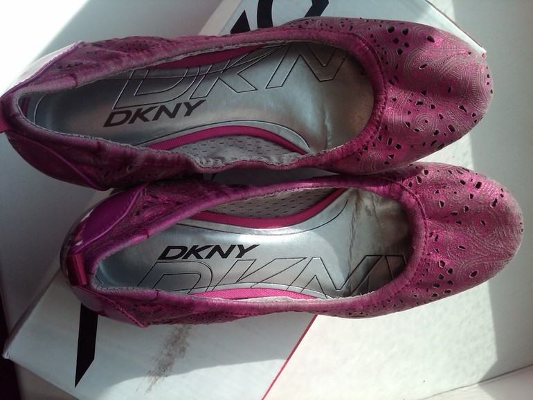 Балетки DKNY оригинал,б/у, 36-36,5р, 800р